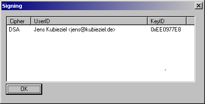 Auswahl des richtigen Schl�ssels